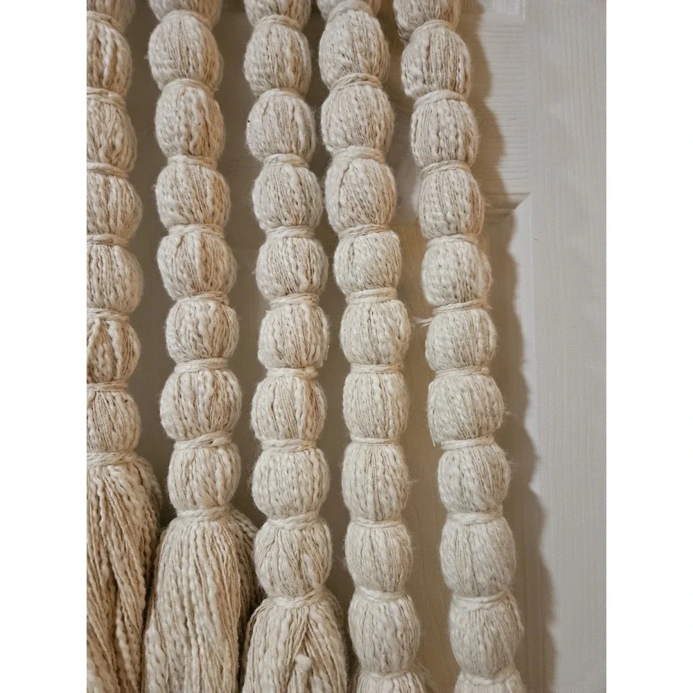 Macrame Wall Hanging Boho Ecru 18